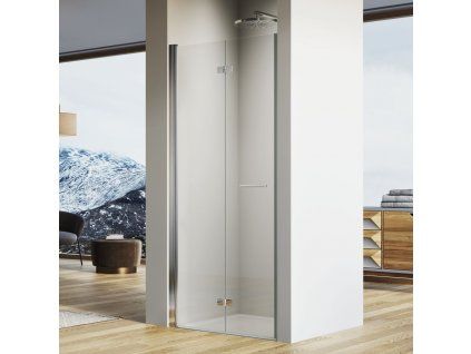 SanSwiss SOLINO 70 cm dvoudílné skládací dveře levé - aluchrom/sklo Screen SOLF1G0705087