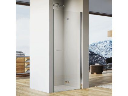 SanSwiss SOLINO 90 cm dveře pravé aluchrom/sklo Screen SOLF1D0905087