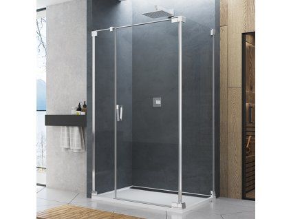 SanSwiss Cadura 100 cm boční stěna v 90° - aluchrom/sklo Screen CAT21005087