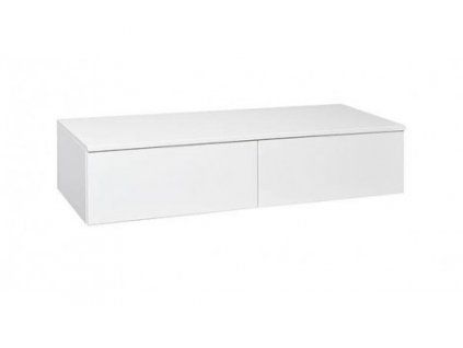 Krajcar PKG Push koupelnová skřínka pod desku 130 x 28,2 x 50 cm bez výřezu bílá PKGB130