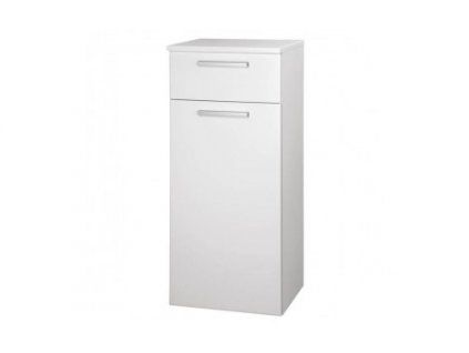 Krajcar koupelnová skříňka spodní 40 x 94,5 x 33 cm s košem bílá KNP04.40