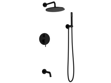 35950 podomitkovy sprchovy set veo cerna