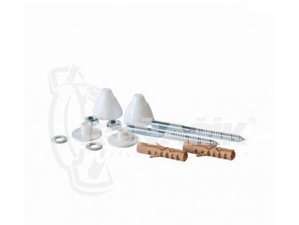 Koňařík souprava k upevnění pisoárů M10x120 mm H12 bílá 60310120