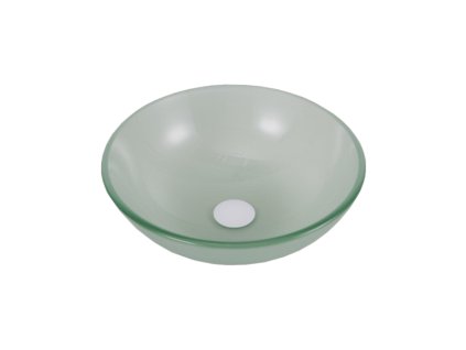 36972 sklenene umyvadlo na desku breda 42135 cm