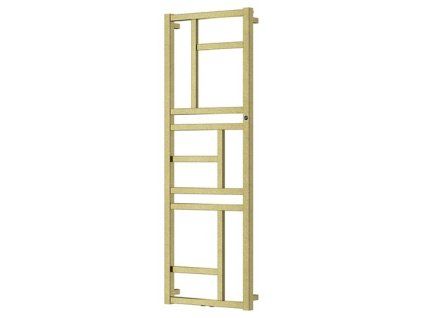 25489 koupelnovy radiator mondrian zlata barva
