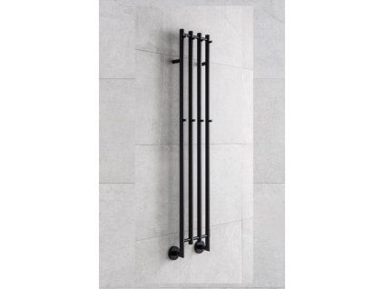 PMH Mona elektrický sušák 331 x 1533 mm černá lesk MO1B-LK