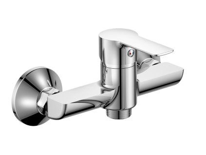 Bruckner Baron sprchová baterie nástěnná 150 mm chrom 612.011.1