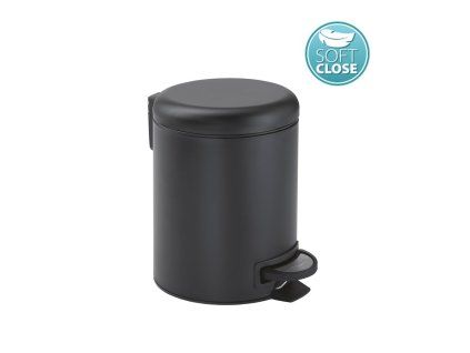 Gedy Potty odpadkový koš 3l Soft Close černá 320914