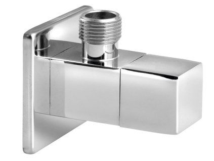 Aqualine rohový ventil 1/2 x 3/8 bez matky hranatý chrom 5318