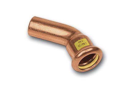 Sanha Press Gas 10040 oblouk lisovací Cu plyn 45° 35 mm MF 11004035