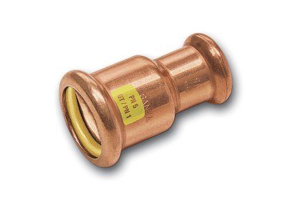 Sanha Press Gas 10240 nátrubek redukovaný lisovací Cu plyn 22x18 mm 1102402218