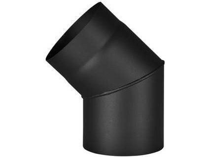 Koleno kouřové 150/45° 1,5mm černé 654100