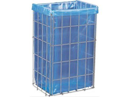 Koš na papírové ručníky drátěný bílý 60l 411013