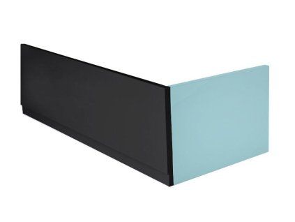 Polysan COUVERT panel čelní 170 x 52 cm černá mat levý 72859.21