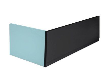 Polysan PLAIN panel čelní 180 x 59 cm černá mat pravý 72804.21