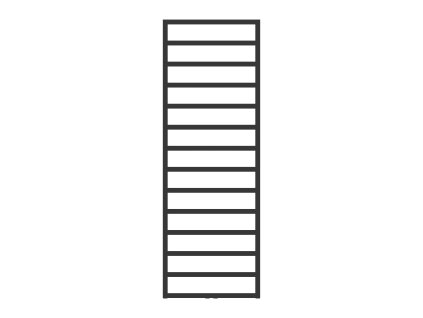 25324 koupelnovy radiator perth cerna barva
