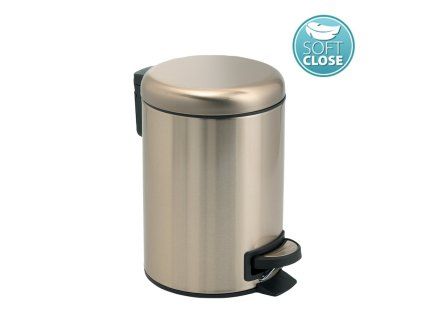 Gedy POTTY odpadkový koš 5l Soft Close zlato mat 330987