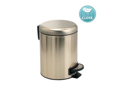 Gedy POTTY odpadkový koš 3l Soft Close zlato mat 320987