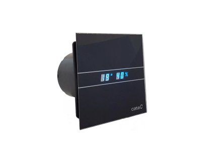 Cata E-120 GTH koupelnový ventilátor axiální s automatem 6W/11W potrubí 120mm černá 00901602