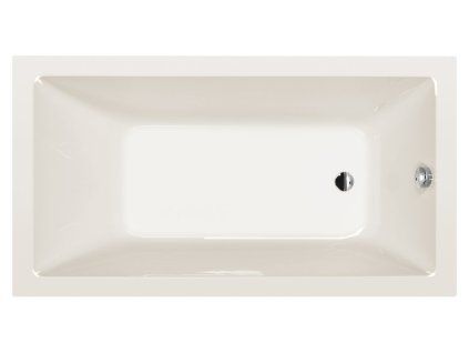 Polysan NOEMI obdélníková vana 160 x 80 x 39 cm ivory 71722.40