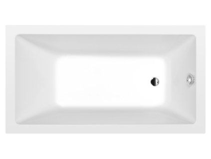 Polysan NOEMI obdélníková vana 160 x 80 x 39 cm bílá mat 71722.11