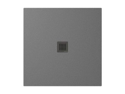 Polysan Treneca sprchová vanička z litého mramoru 90 x 90 cm s možností úpravy rozměru šedá mat 84300.31