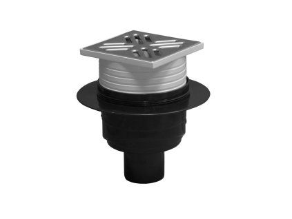 Plast Brno vpusť stavitelná přímá nerez 50 mm SI5PC00