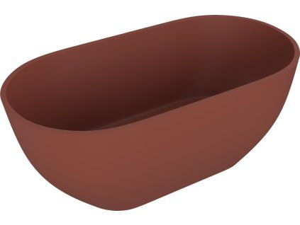 Polysan Reduta vana volně stojící 150 x 75 cm litý mramor hnědá mat 71843.71