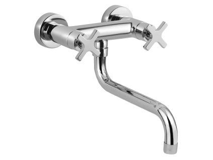 Sapho Trax umyvadlová baterie nástěnná 150 mm chrom 606