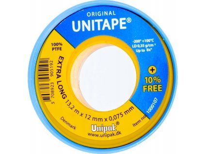 Unipak Unitape teflonová páska 13,2m x 12 mm x 0,075 mm 1000107