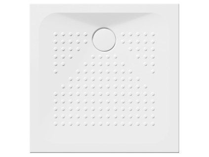 GSI Extra Flat sprchová vanička 80 x 80 x 4 cm keramická bílá ExtraGlaze 47080811