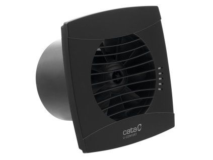 Cata UC-12 T koupelnový ventilátor axiální s časovačem černá 01302000