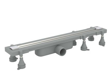 Omp Tea Sumisura podlahový žlab s nerezovým roštem 123 cm DN50 983.401.8