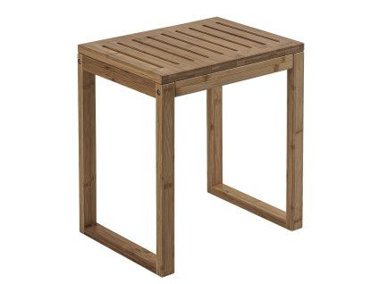 Gedy Himalaya koupelnová stolička 39,5 x 44,3 x 29,5cm bambus 3072