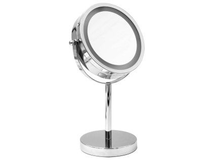 Ridder Daisy kosmetické zrcátko na postavení LED 150 mm oboustranné chrom 03111000