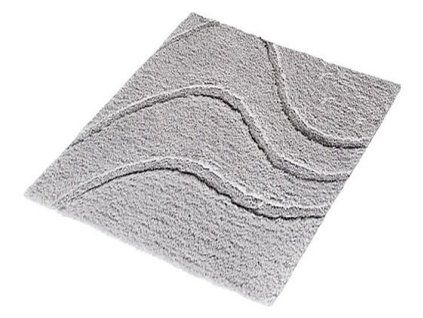 Ridder La Ola koupelnová předložka 55 x 50 cm s protiskluzem polyeste, šedá 729807
