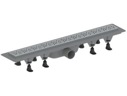Aqualine Malvi podlahový žlab s nerezovým roštem 910 mm DN50 nerez 1702-91