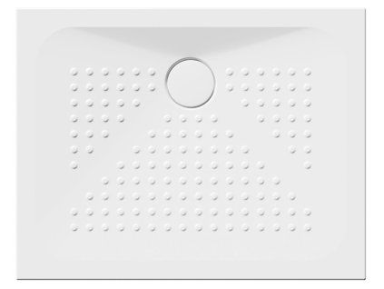 GSI Extra Flat obdélníková sprchová vanička 90 x 70 x 4 cm keramika bílá ExtraGlaze 47090711