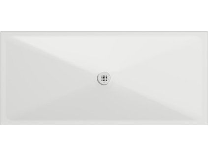 GSI Extra Flat obdélníková sprchová vanička 200 x 90 x 2 cm keramika bílá mat 46200909