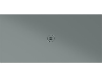 GSI Extra Flat obdélníková sprchová vanička 170 x 80 x 2 cm keramika agave mat zelená 46170804
