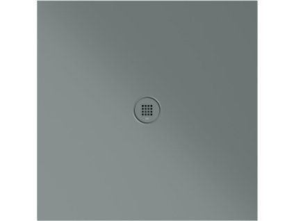 GSI Extra Flat čtvercová sprchová vanička 100 x 100 x 2 cm keramika agave mat zelená 46101004