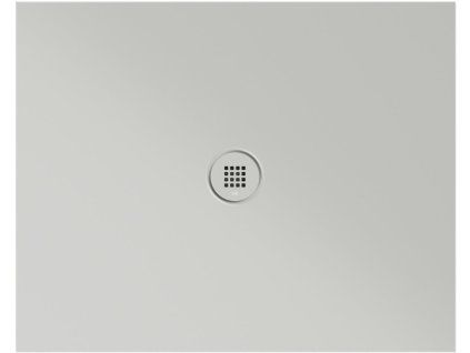 GSI Extra Flat obdélníková sprchová vanička 100 x 80 x 2 cm keramika cenere mat šedá 46100817
