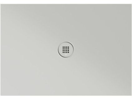 GSI Extra Flat obdélníková sprchová vanička 100 x 70 x 2 cm keramika cenere mat šedá 46100717