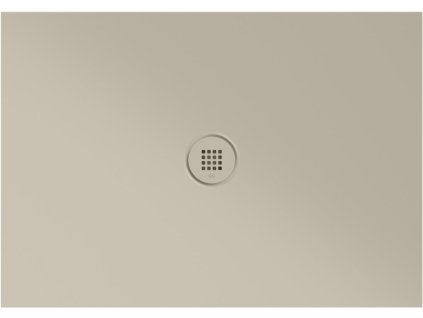 GSI Extra Flat obdélníková sprchová vanička 100 x 70 x 2 cm keramika creta mat béžová 46100708