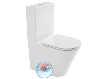Bruckner Fein wc kombi 36 x 83,5 x 61 cm Rimless spodní zadní odpad bílá 201.428.4