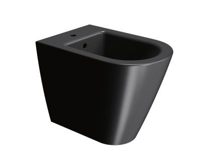 GSI Kube X bidet stojící 36 x 55 cm keramika černá mat 9462126