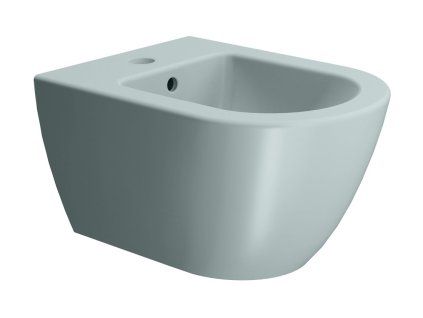 GSI Pura bidet závěsný 36 x 50 cm keramika ghiaccio mat modrá 8864115