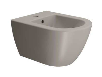 GSI Pura bidet závěsný 36 x 50 cm keramika tortora mat šedá 8864105