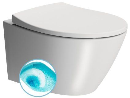 GSI Modo závěsná WC mísa 37 x 52 cm Swirlflush keramika bílá mat 981609