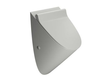 GSI Community pisoár se zakrytým přívodem vody s otvory pro víko 31 x 54,5 cm keramika cenere mat šedá 769617
